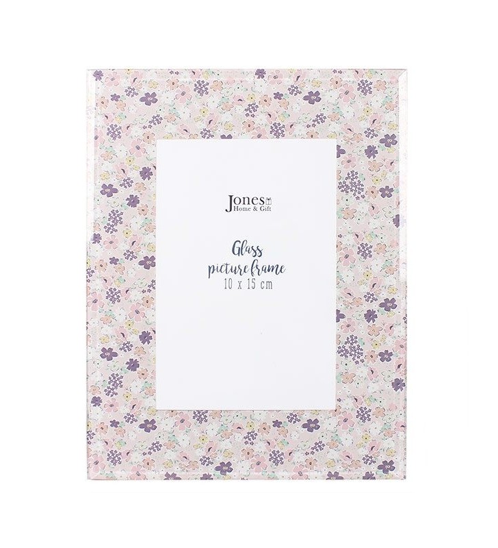 Ethically Sourced Standing Glass Florella Picture Frame 10 x 15